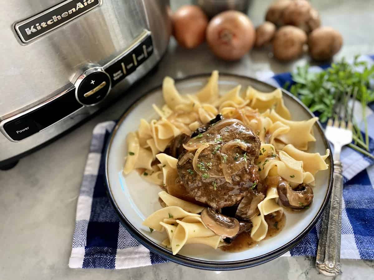 Slow Cooked Salisbury Steak and Crock-Pot® Giveaway 