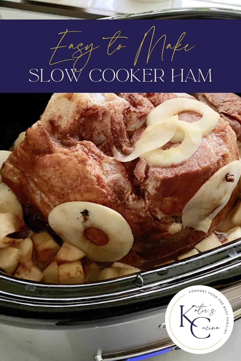Slow Cooker Ham with Apple Sauce