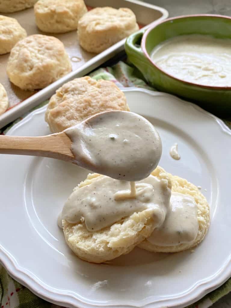 Homemade White Gravy - Katie's Cucina