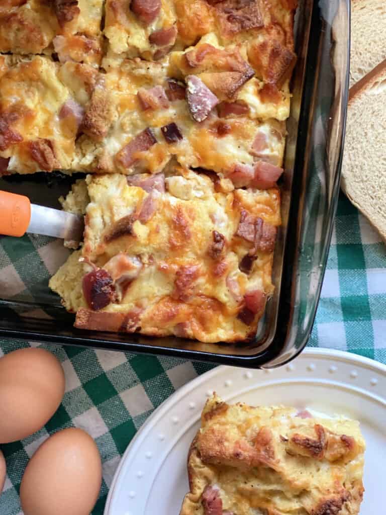 Ham Egg and Cheese Breakfast Casserole
