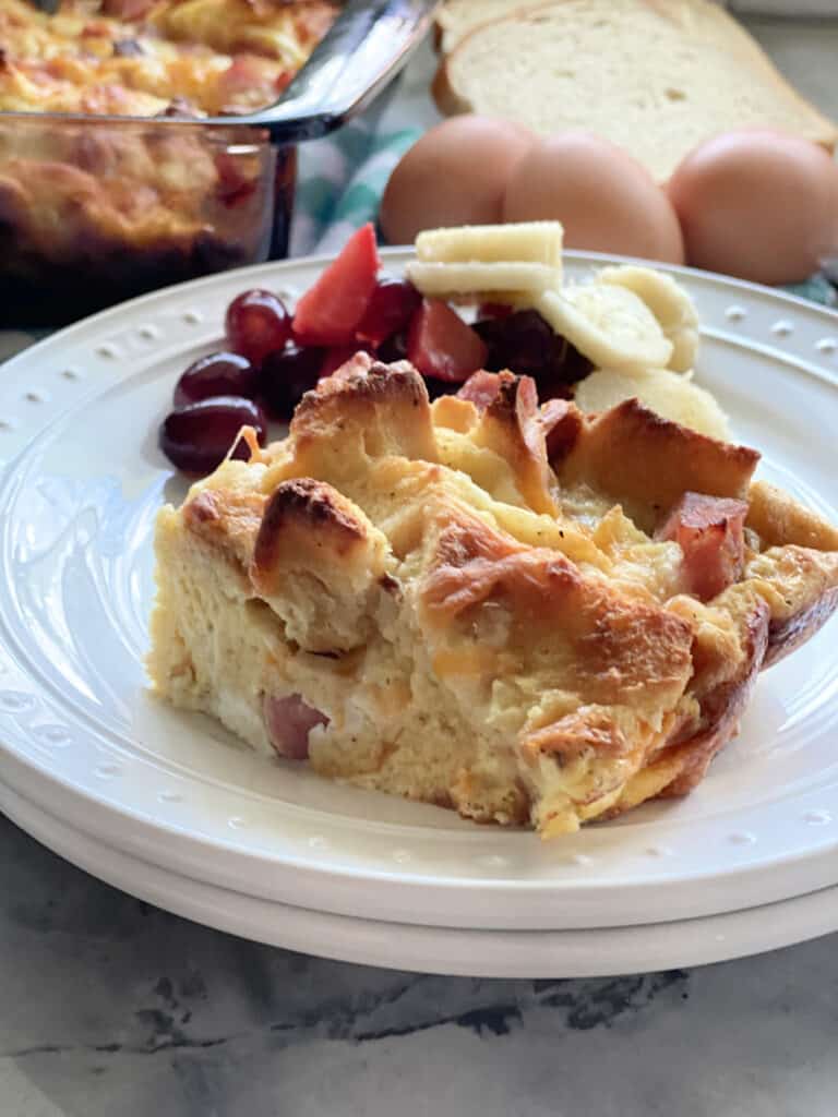 Ham Egg and Cheese Breakfast Casserole