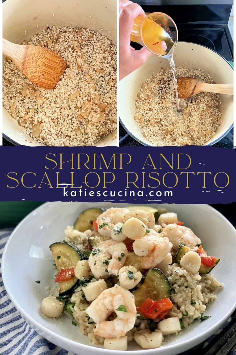 Shrimp and Scallop Risotto - Katie's Cucina