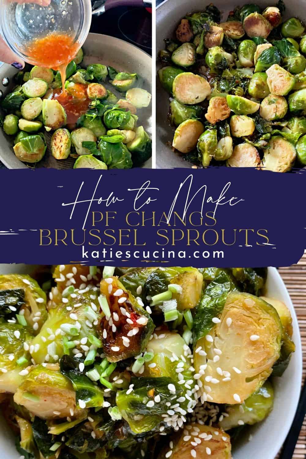 Sweet Chili Brussels Sprouts + P.F. Changs - New Fall Seasonal Menu