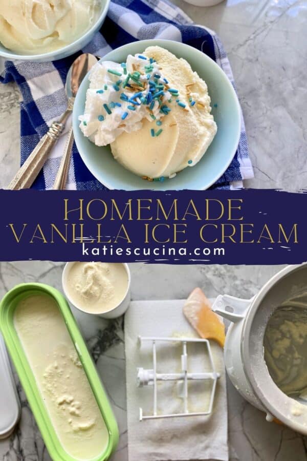 Simple KitchenAid Vanilla Ice Cream Recipe - Exquisitely Unremarkable