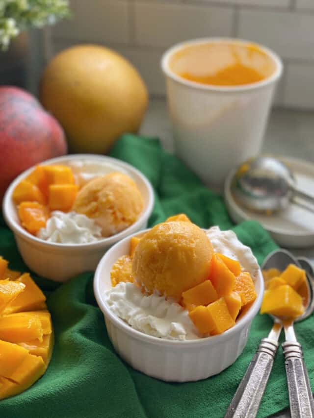 Mango Frozen Yogurt