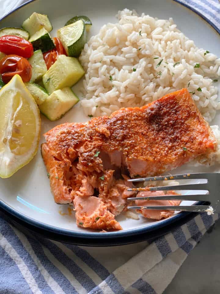 Air Fryer Salmon Recipe Katie's Cucina
