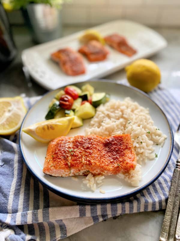 Air Fryer Salmon Recipe Katie's Cucina