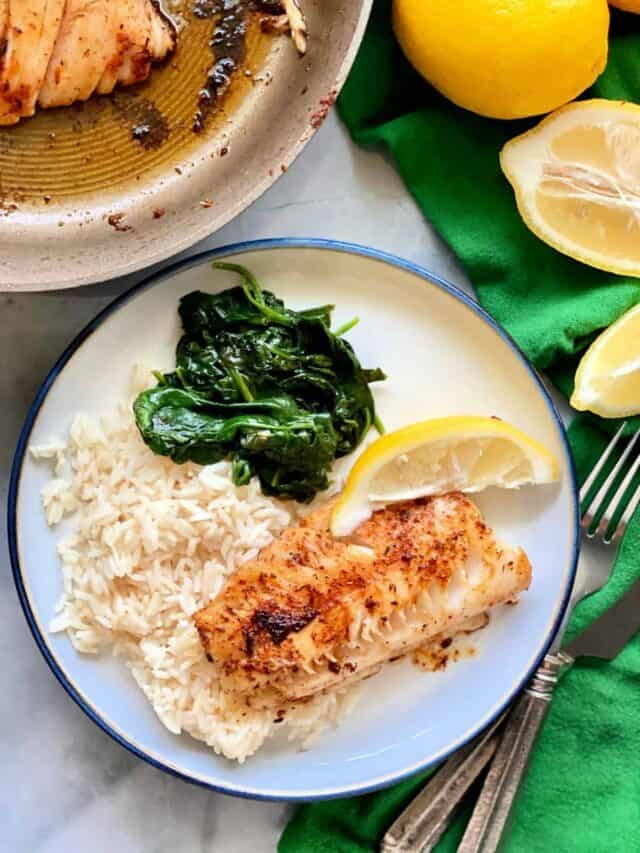 Blackened cod recipe