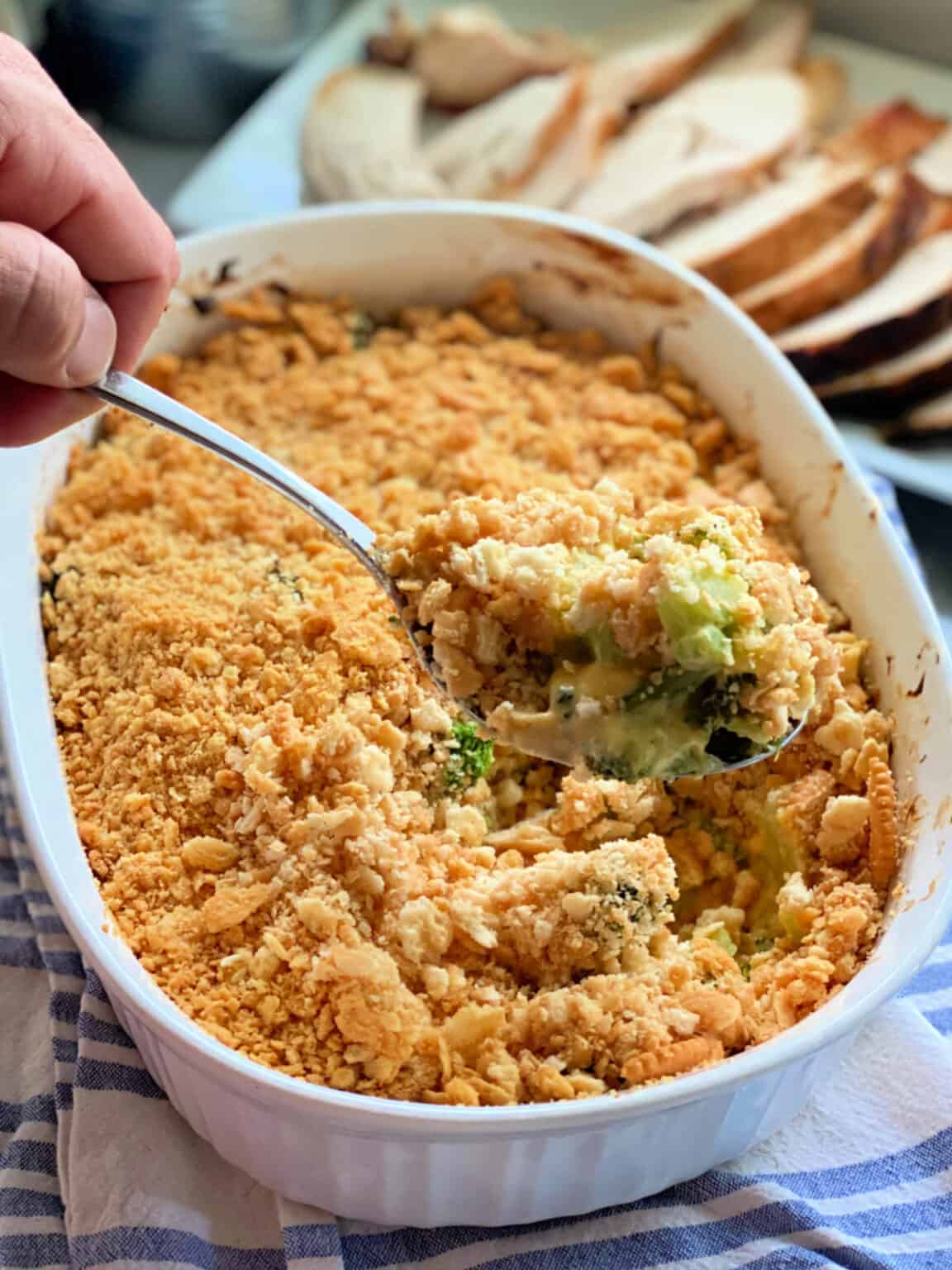 Broccoli Casserole with Ritz Crackers - Katie's Cucina