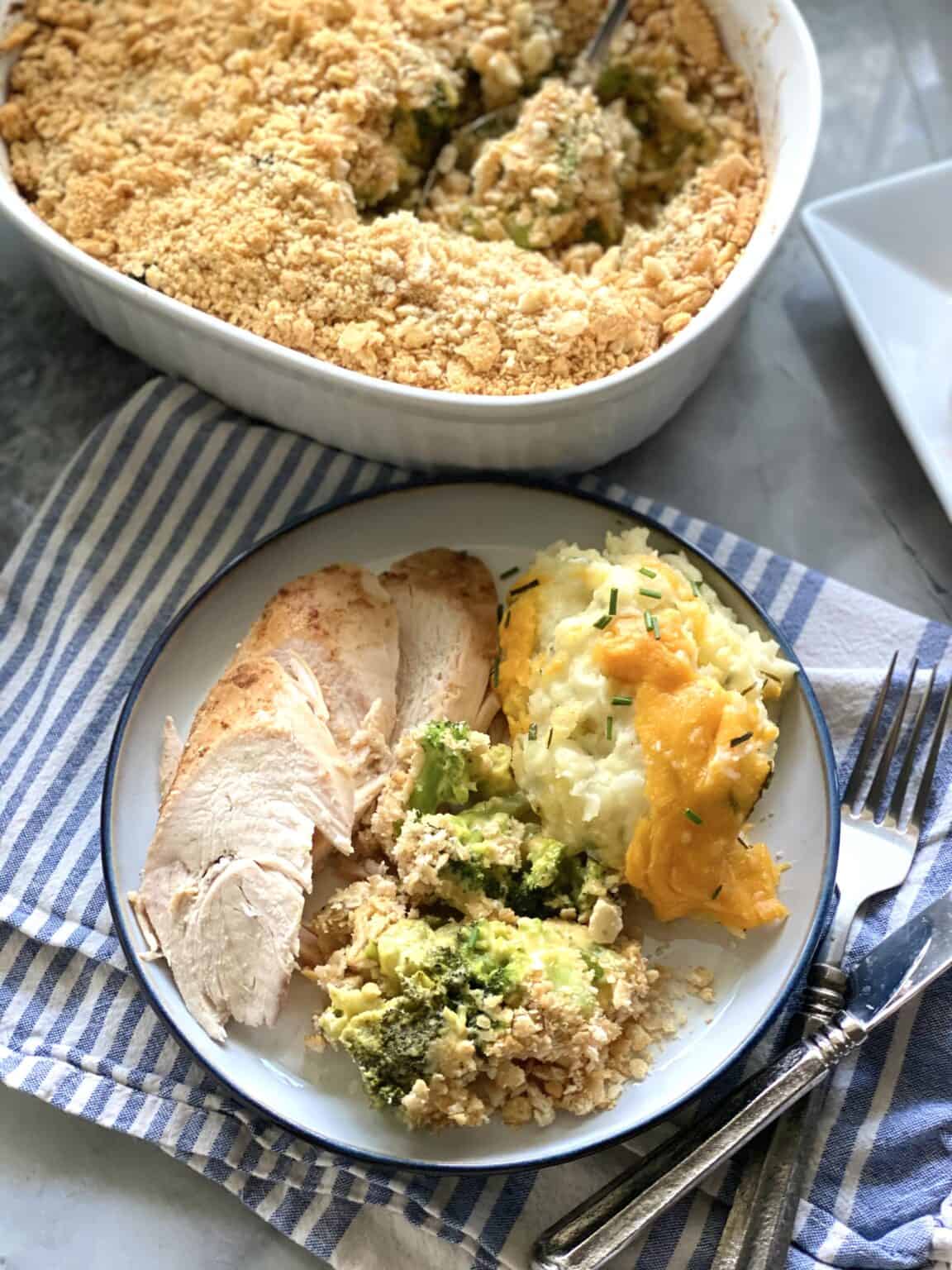 Broccoli Casserole with Ritz Crackers Katie's Cucina