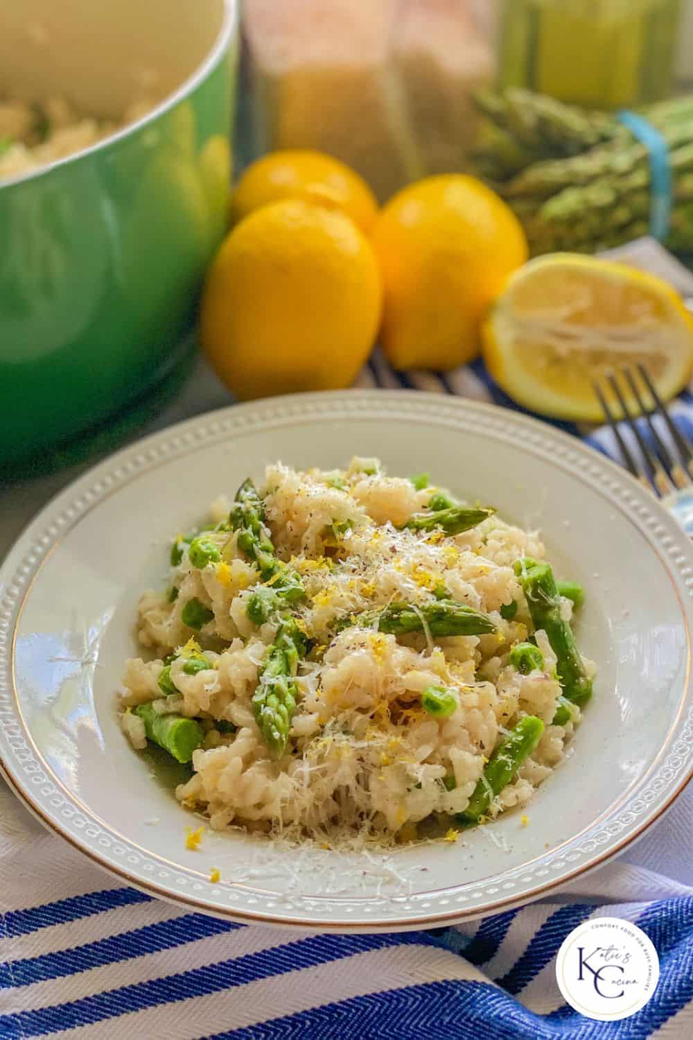 Pea and Asparagus Risotto Katie's Cucina