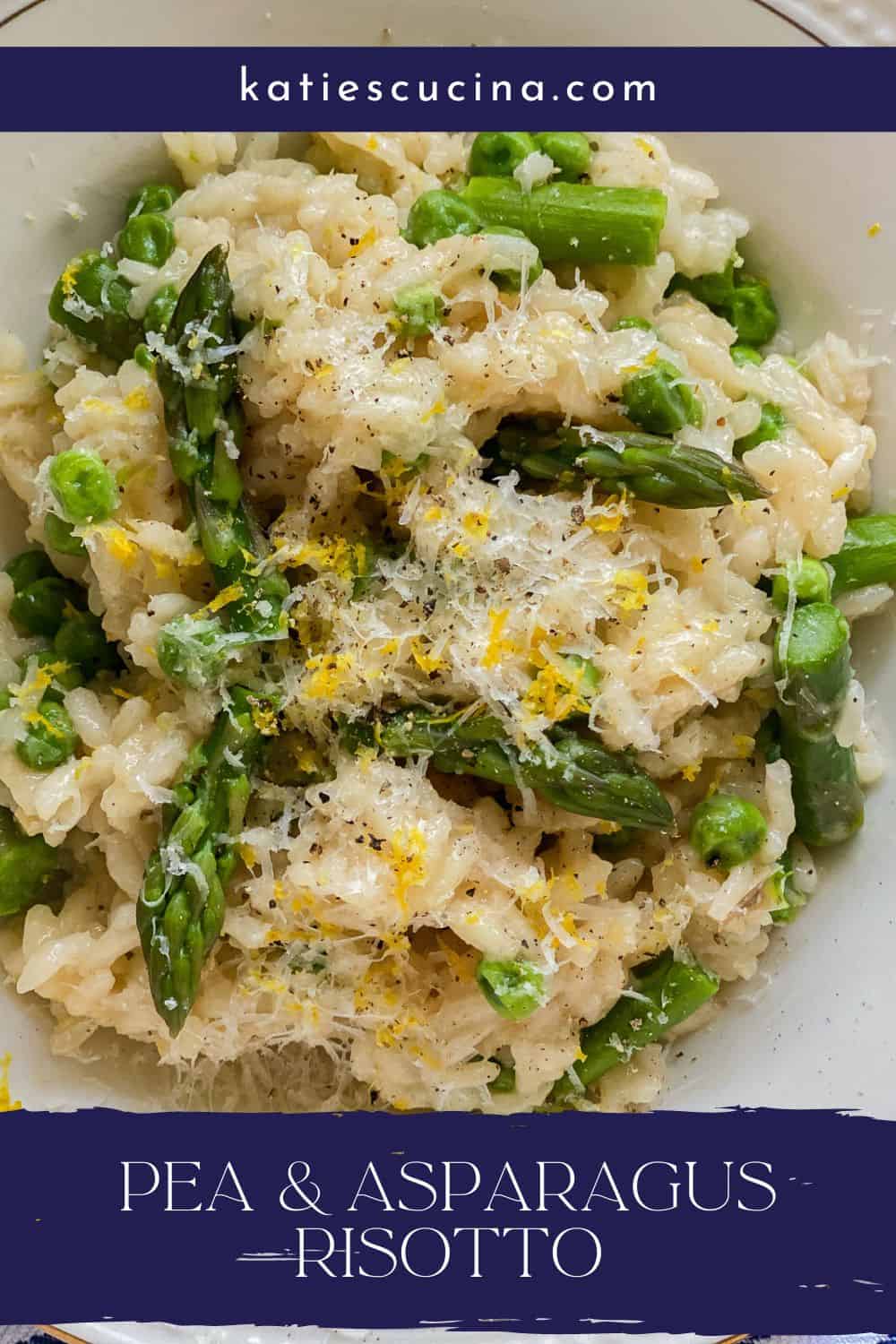 Pea and Asparagus Risotto Katie's Cucina