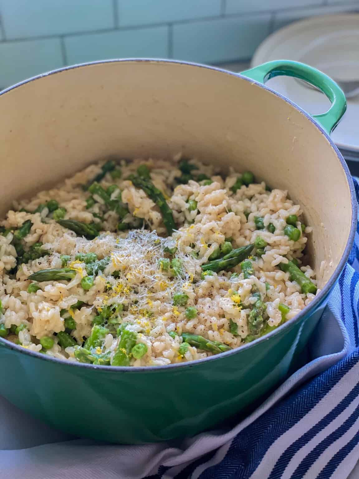 Pea and Asparagus Risotto Katie's Cucina