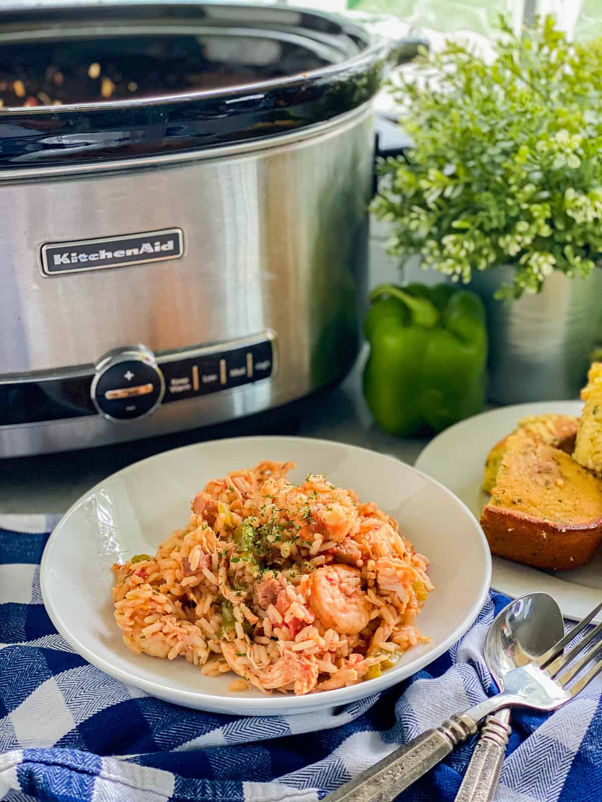 Crock Pot Jambalaya - Katie's Cucina