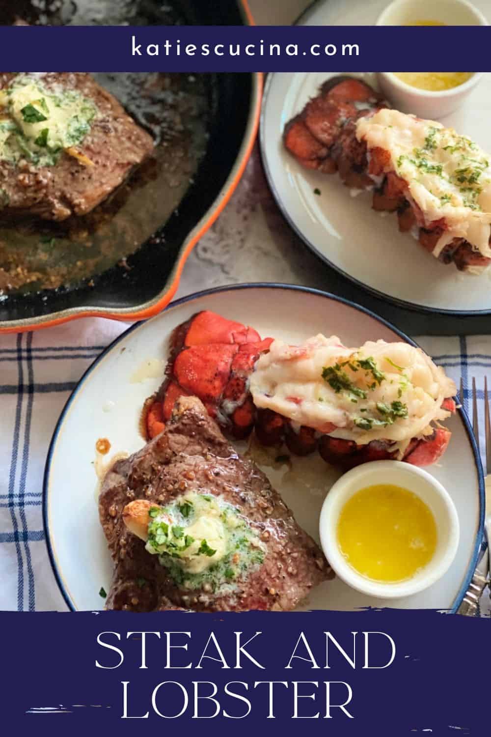 Steak and Lobster Katie's Cucina